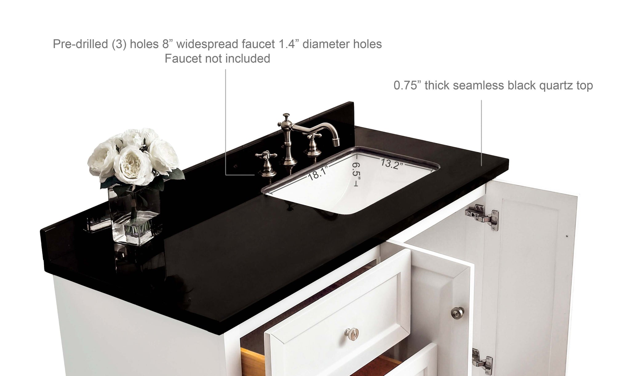 Hannah 48" Bath Vanity Set by Ancerre Designs