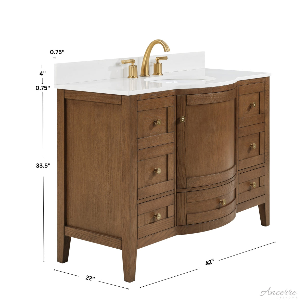Lauren 42" Bath Vanity Set, photo 18 of 22
