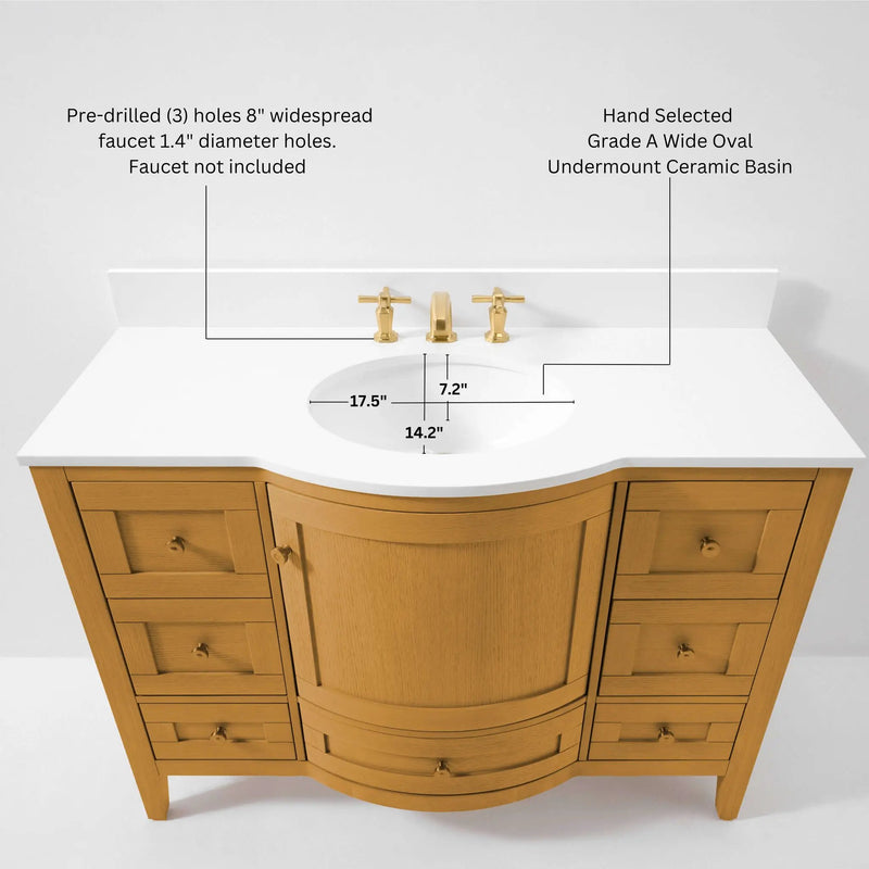 Lauren 48" Bath Vanity Set by Ancerre Designs