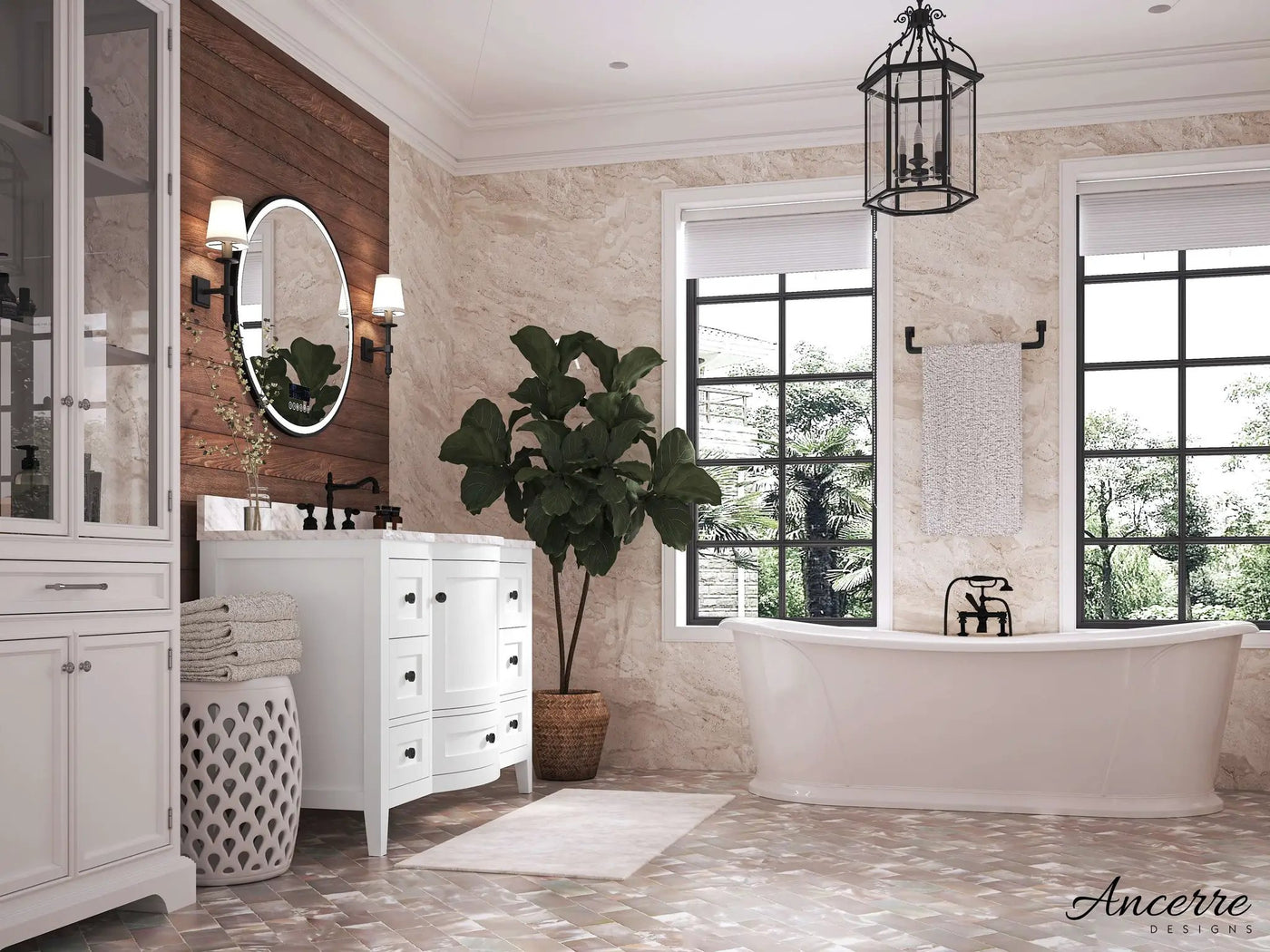 Lauren 48" Bath Vanity Set by Ancerre Designs