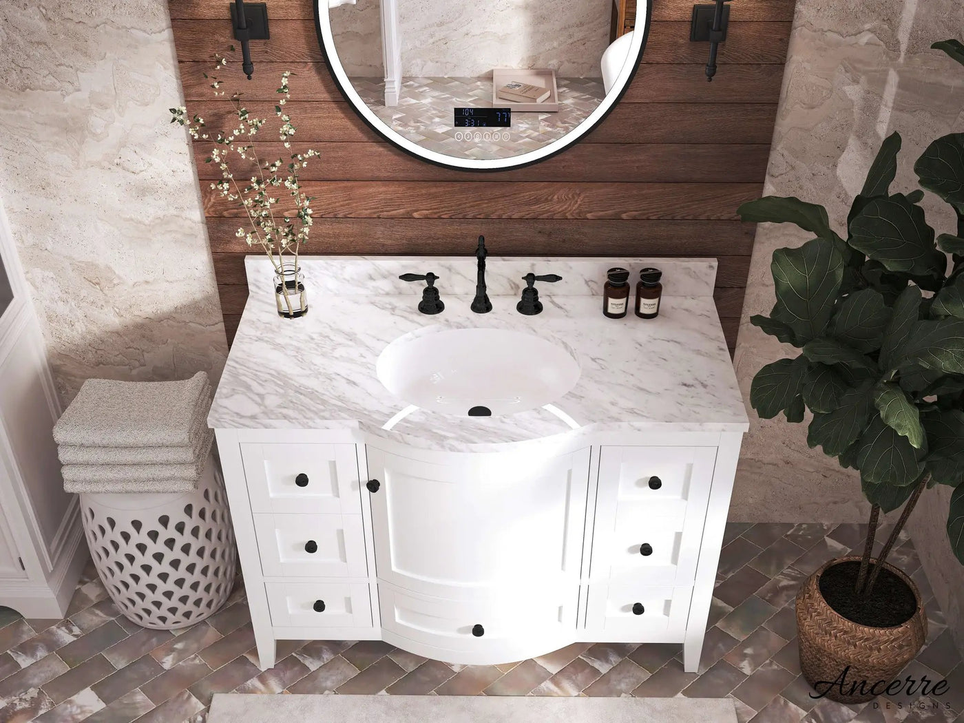 Lauren 48" Bath Vanity Set by Ancerre Designs