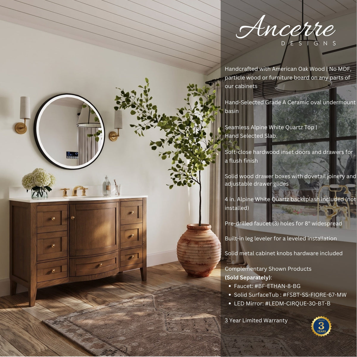 Lauren 42" Bath Vanity Set, photo 16 of 22