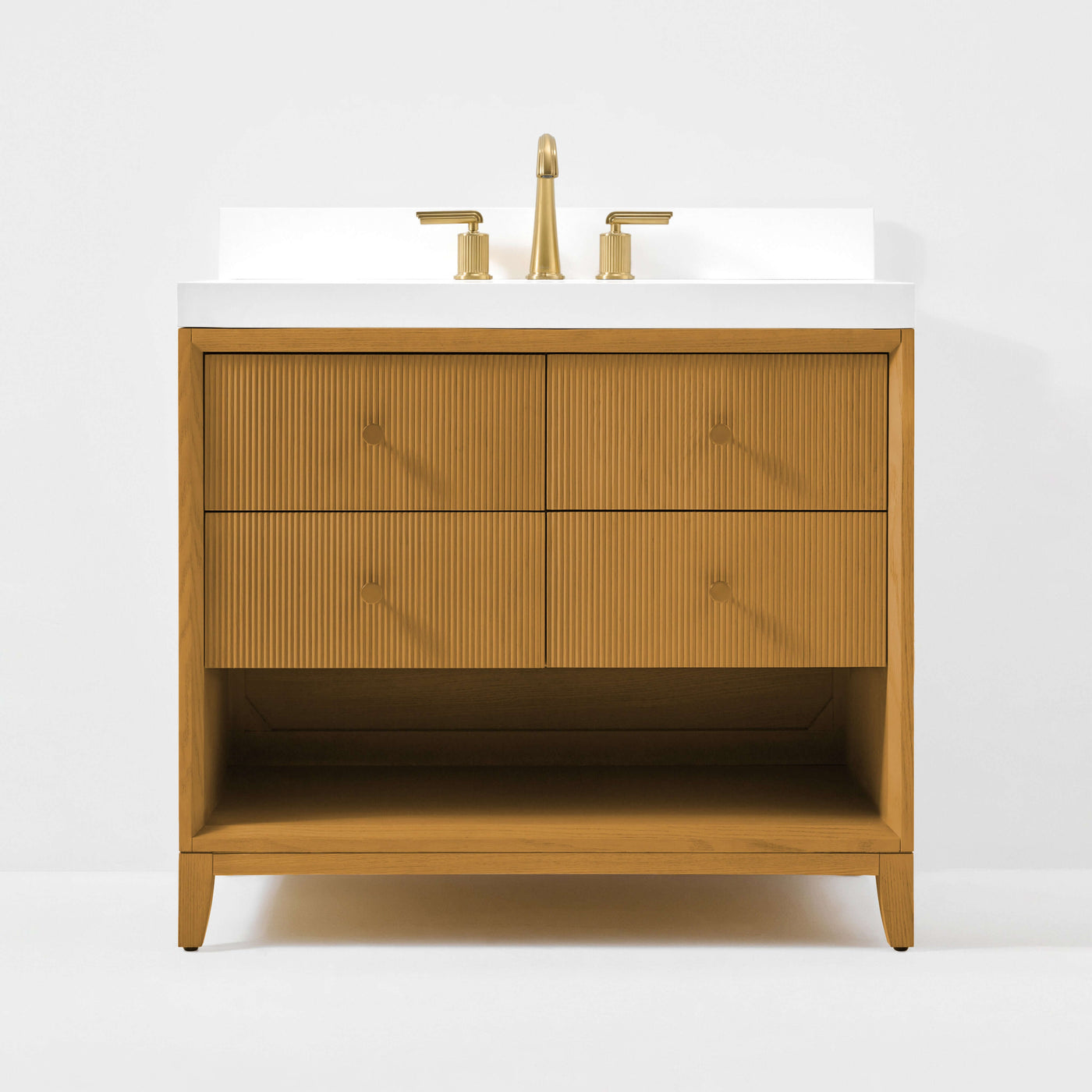 Momo Bathroom Vanity Collection in Sienna Finish by Ancerre Designs