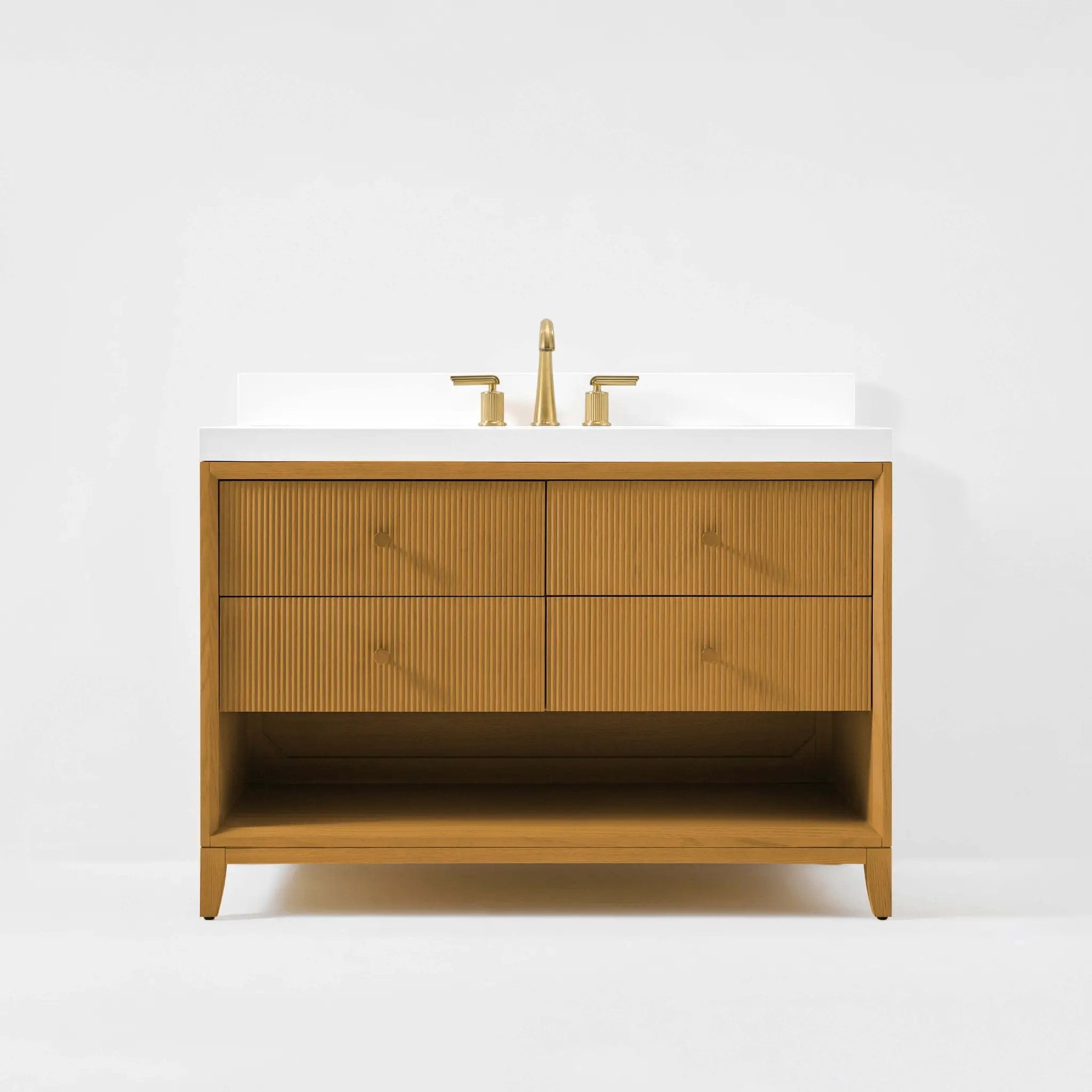 Momo Bathroom Vanity Collection in Sienna Finish by Ancerre Designs