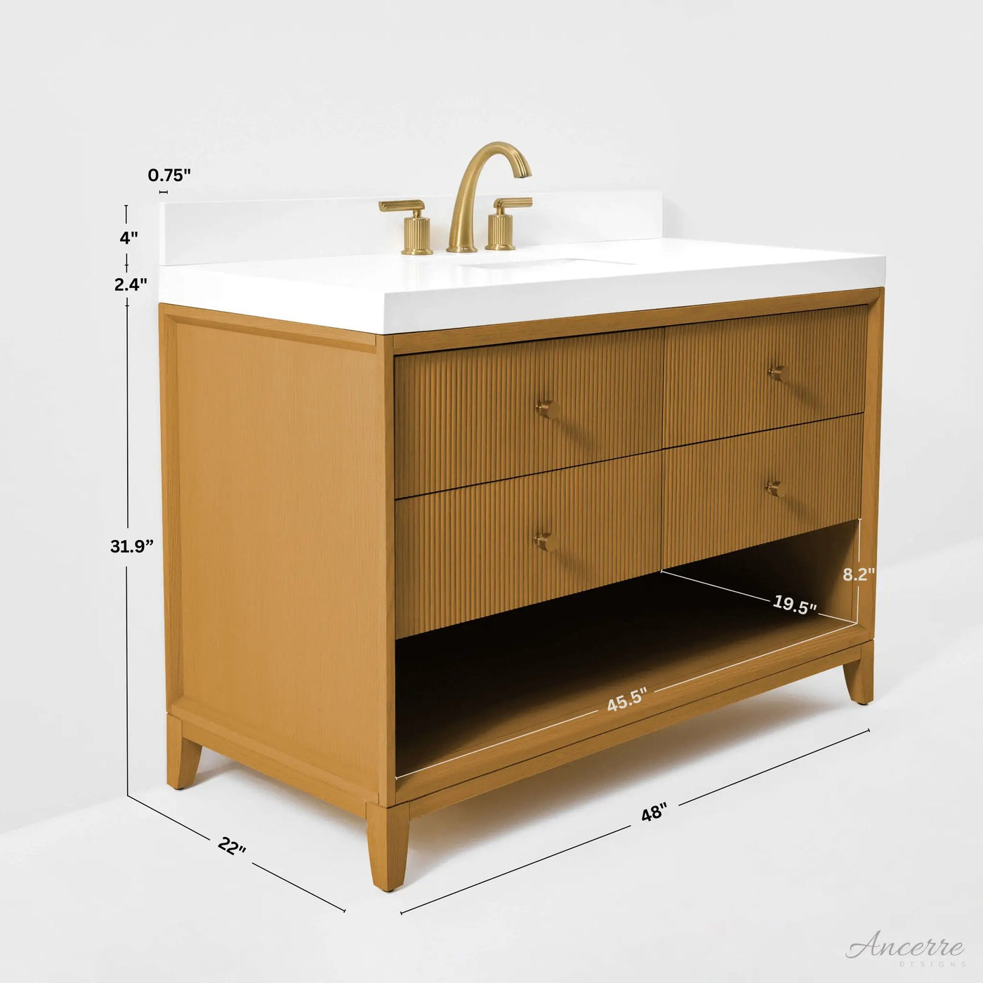 Momo Bathroom Vanity Collection in Sienna Finish by Ancerre Designs