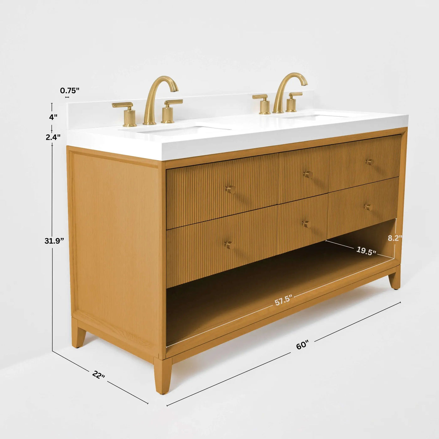 Momo Bathroom Vanity Collection in Sienna Finish by Ancerre Designs