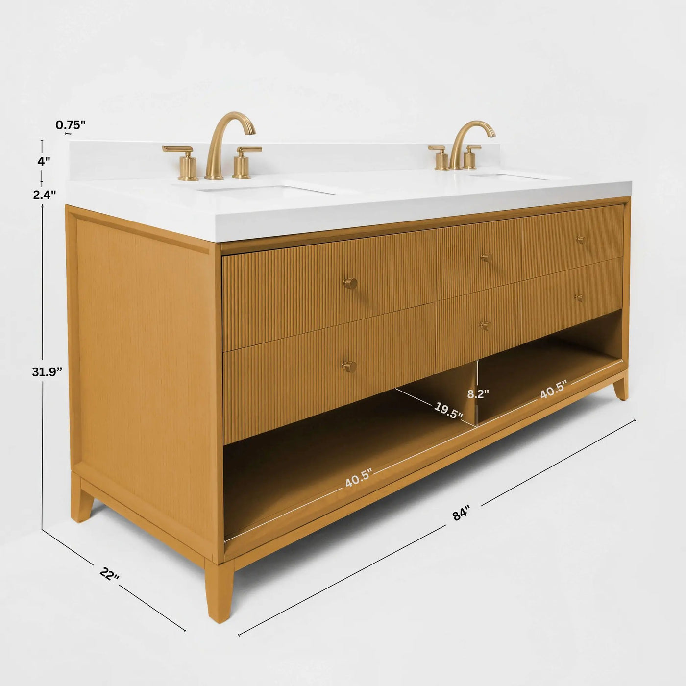 Momo Bathroom Vanity Collection in Sienna Finish by Ancerre Designs