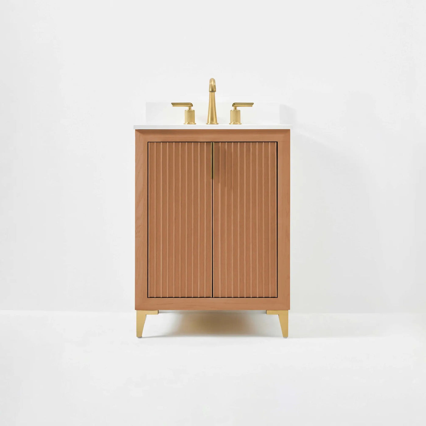Turlington Bathroom Vanity Collection in Sienna Finish by Ancerre Designs