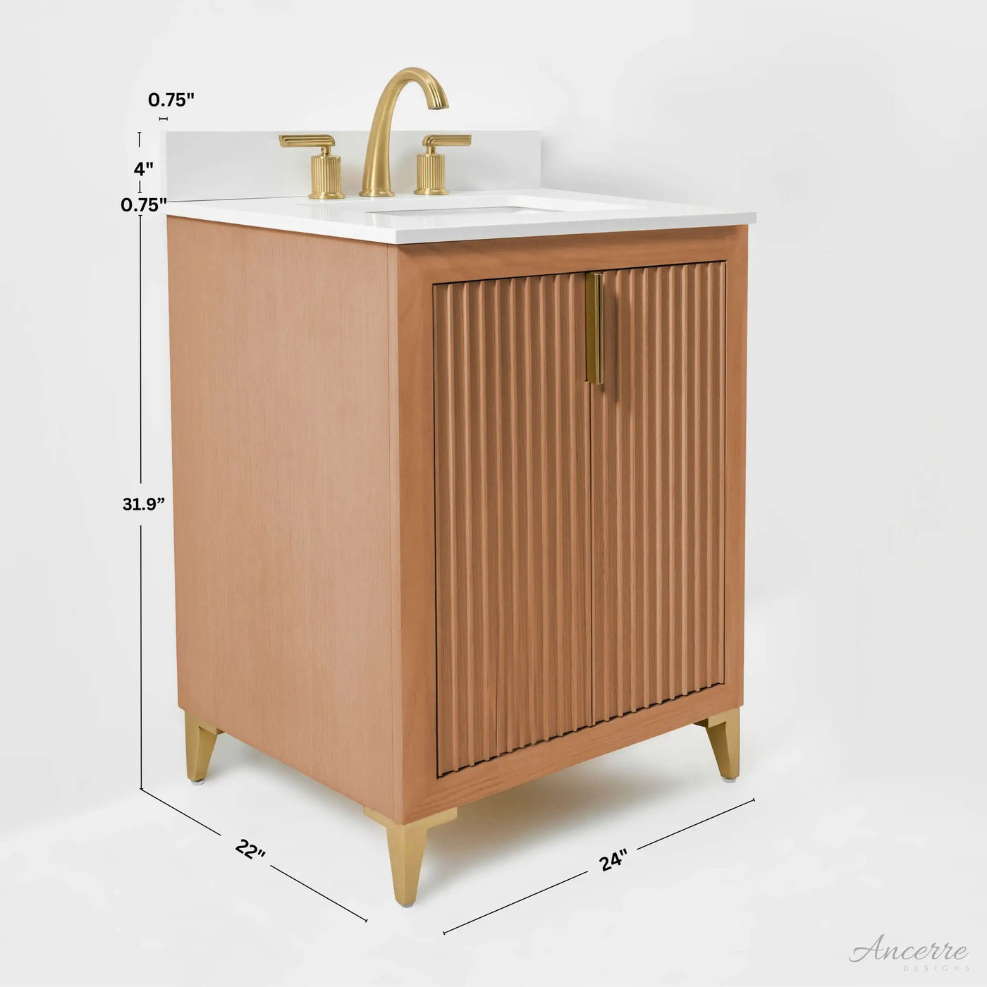 Turlington 24" Bath Vanity Set by Ancerre Designs