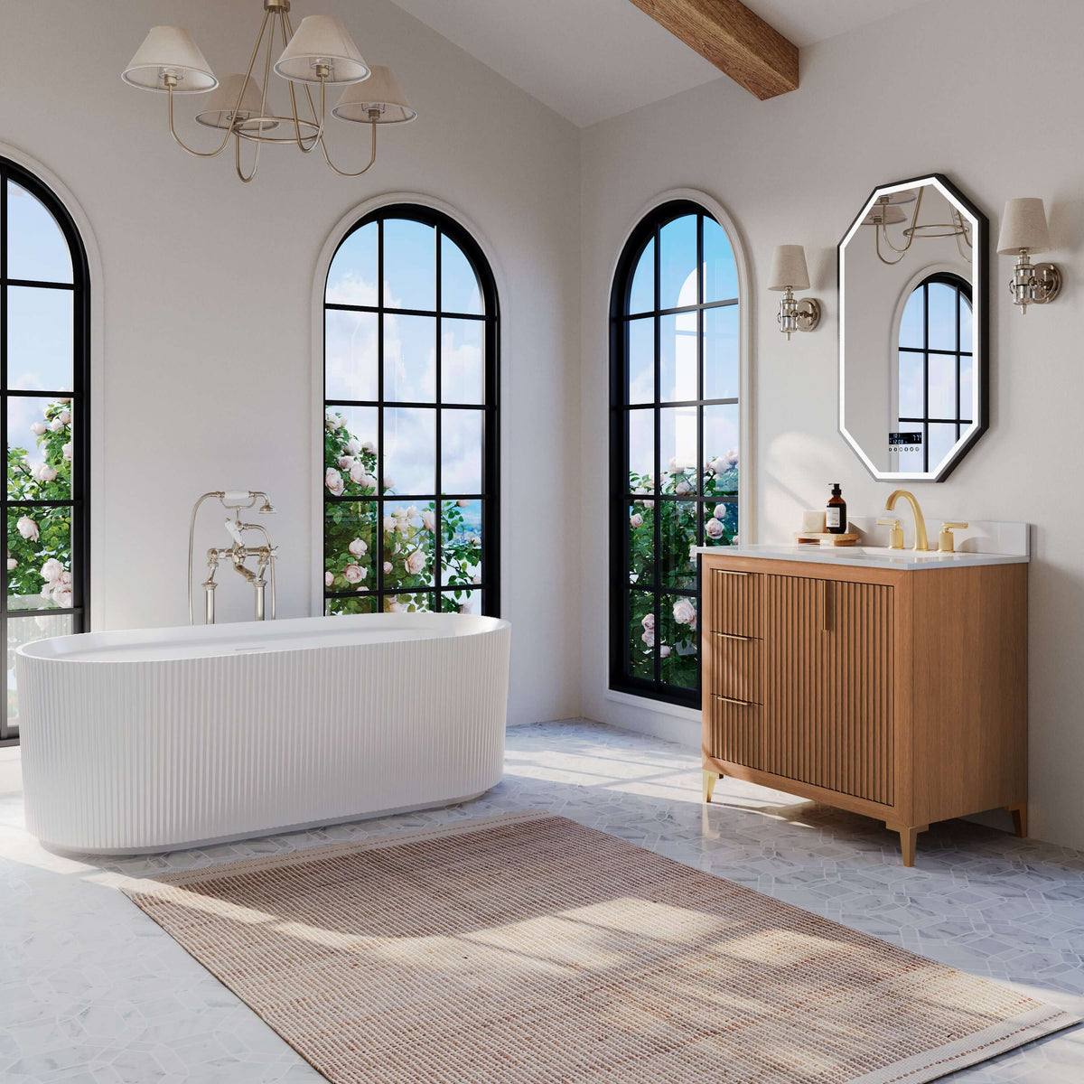 Turlington Bathroom Vanity Collection in Sienna Finish, photo 16 of 40