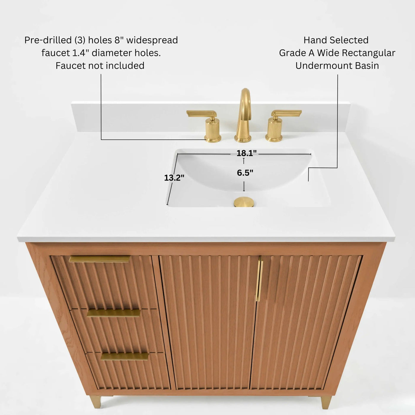 Turlington 36" Bath Vanity Set by Ancerre Designs