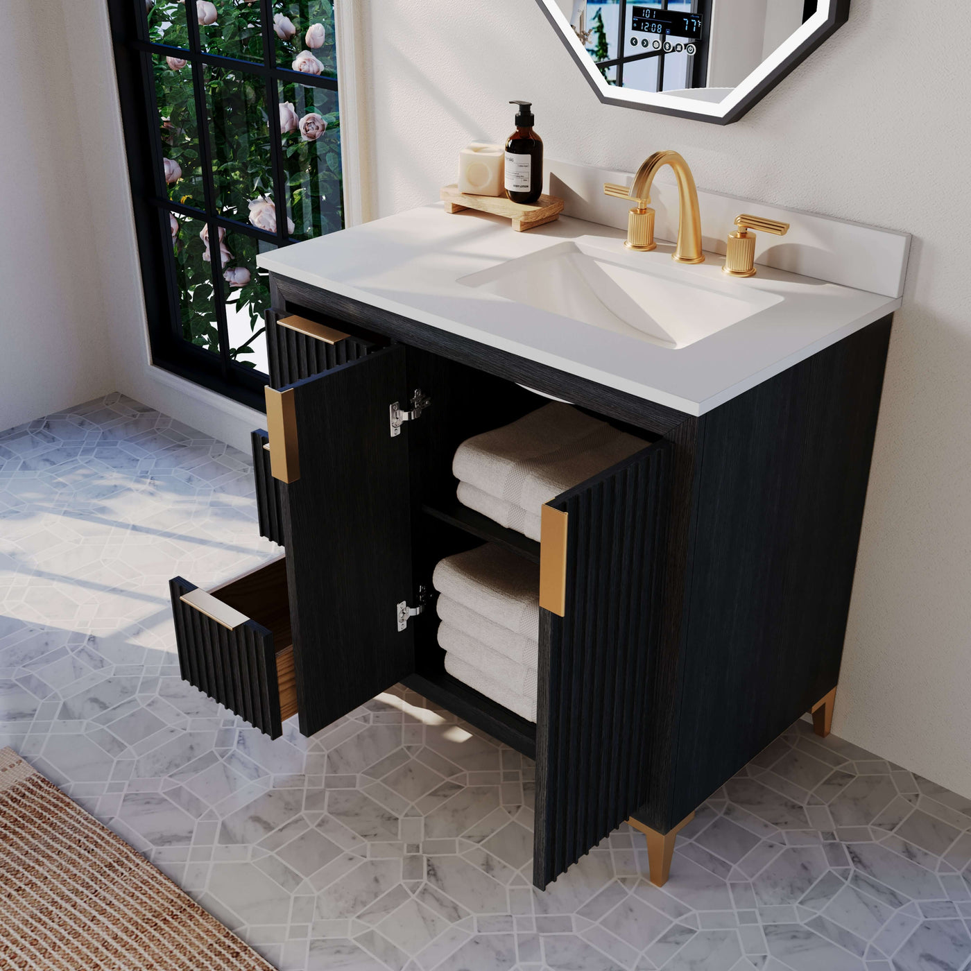 Turlington 36" Bath Vanity Set by Ancerre Designs