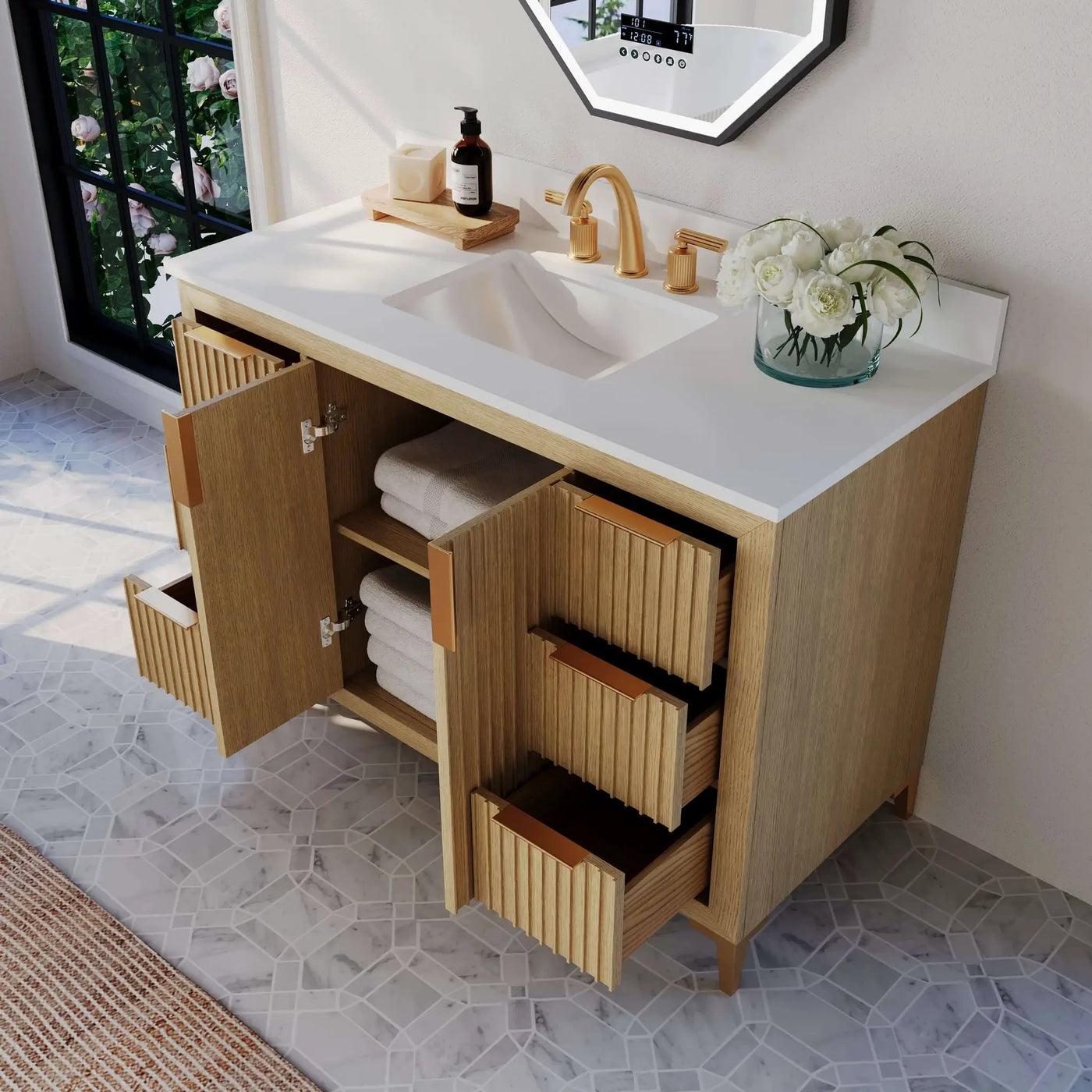 Turlington 48" Bath Vanity Set by Ancerre Designs