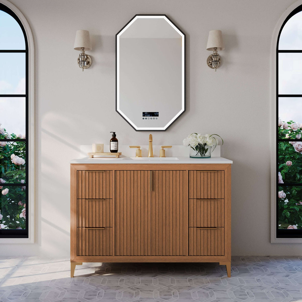 Turlington Bathroom Vanity Collection in Sienna Finish, photo 17 of 40