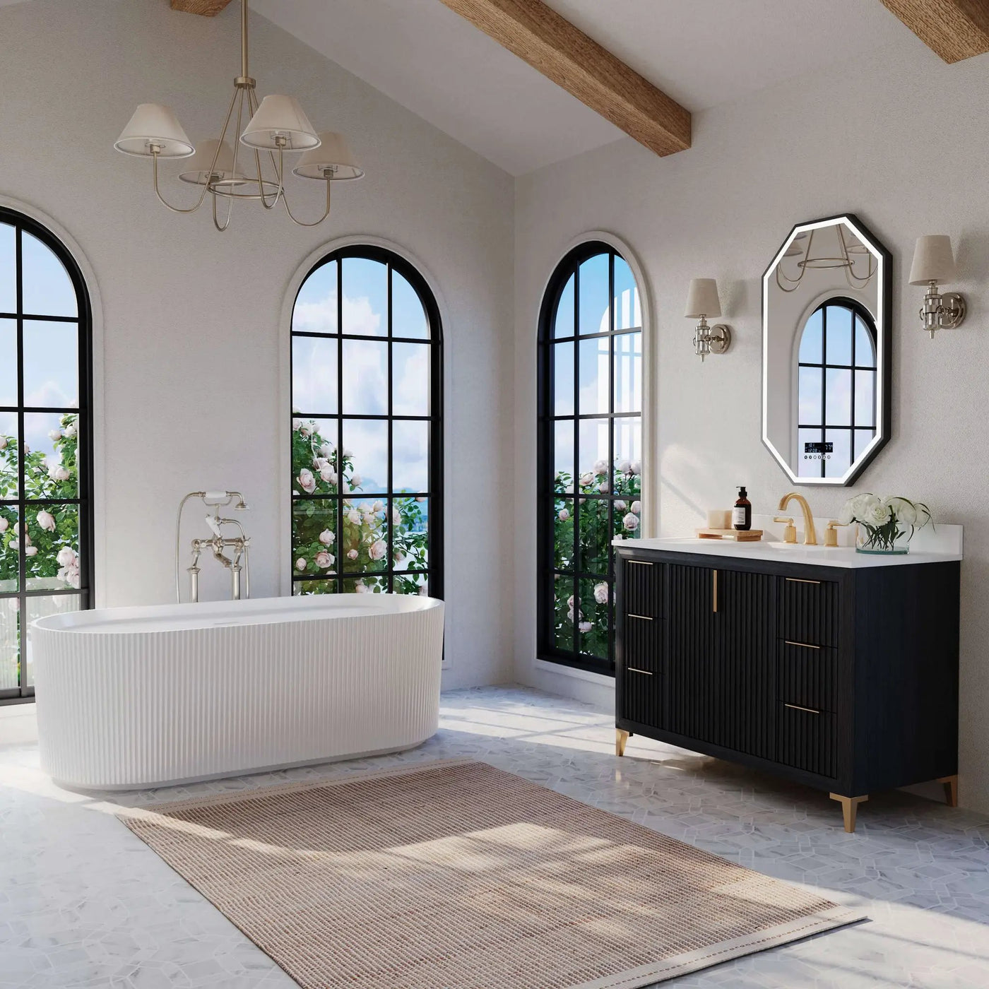 Turlington 48" Bath Vanity Set by Ancerre Designs