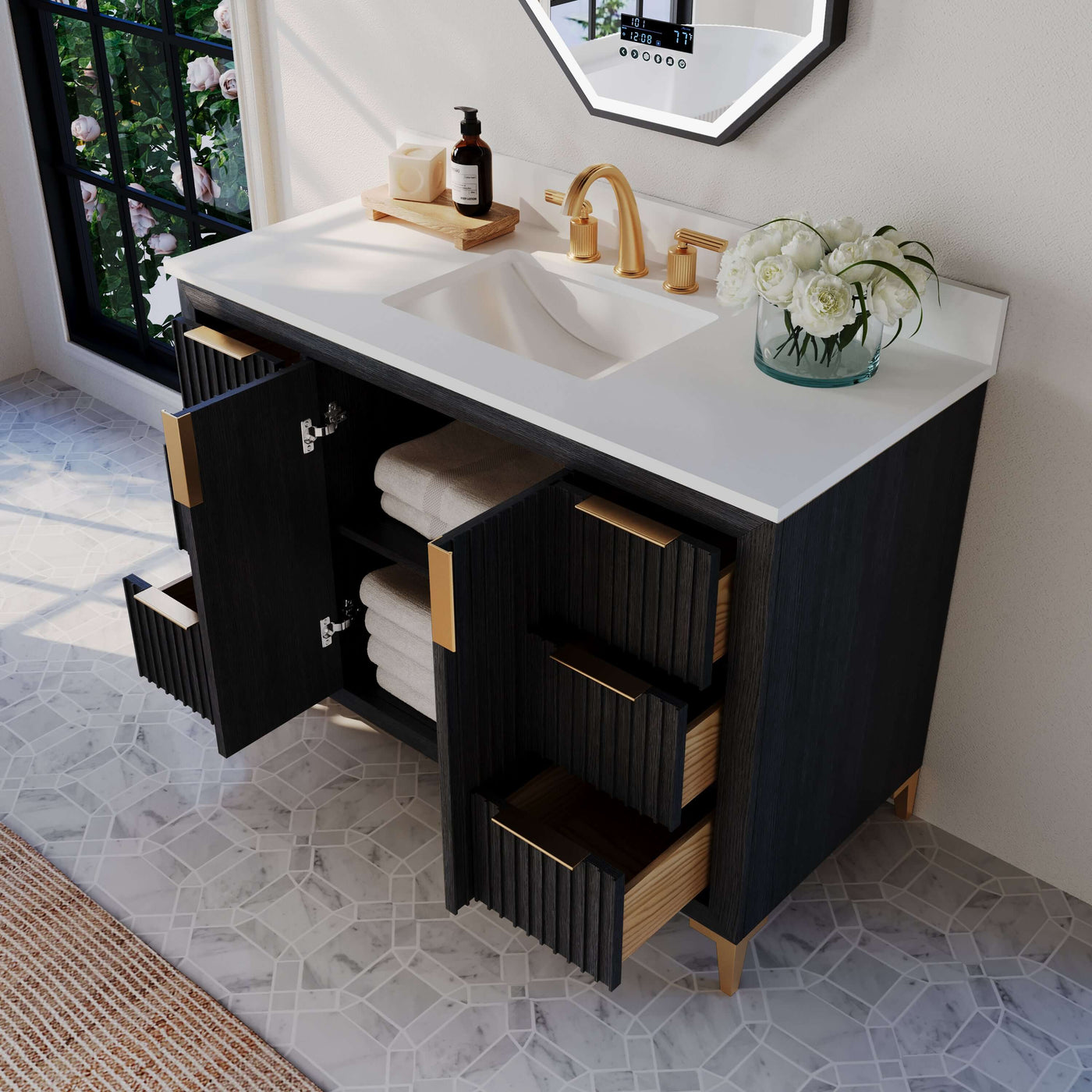 Turlington 48" Bath Vanity Set by Ancerre Designs