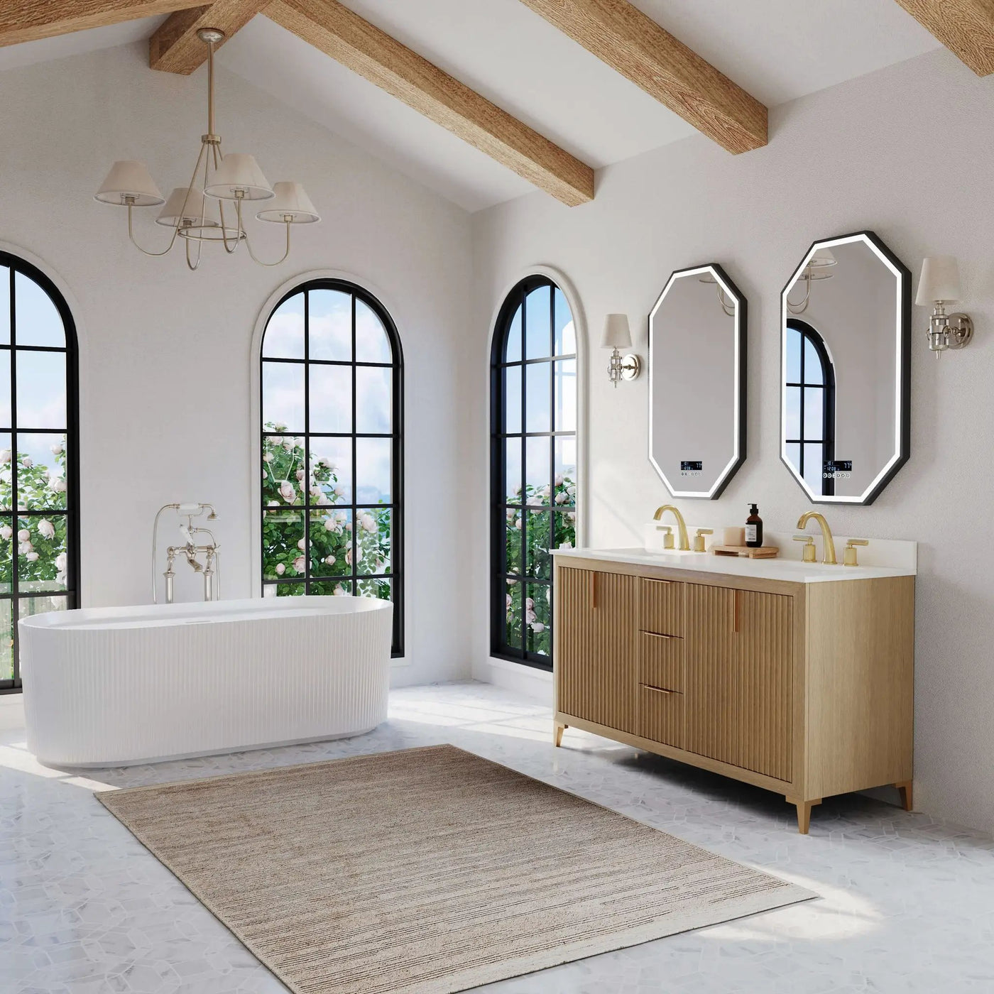 Turlington 60" Bath Vanity Set by Ancerre Designs