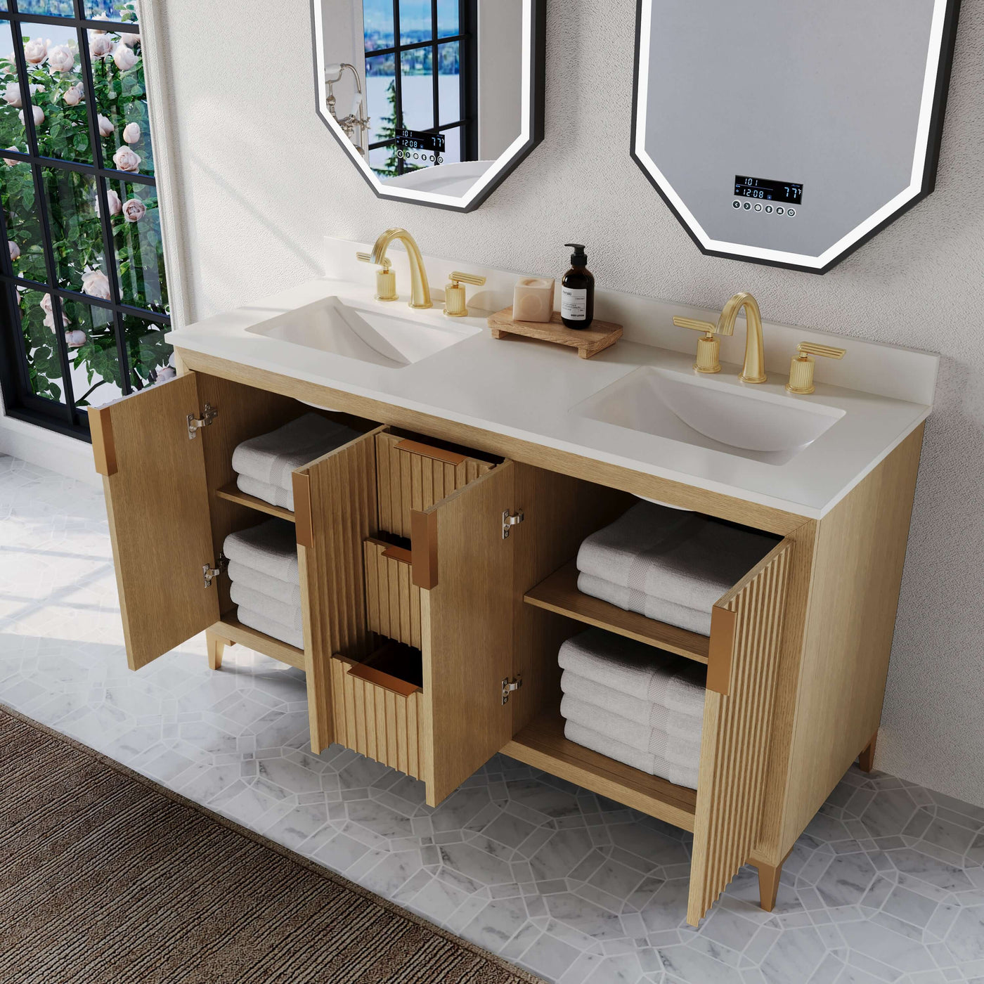 Turlington 60" Bath Vanity Set by Ancerre Designs