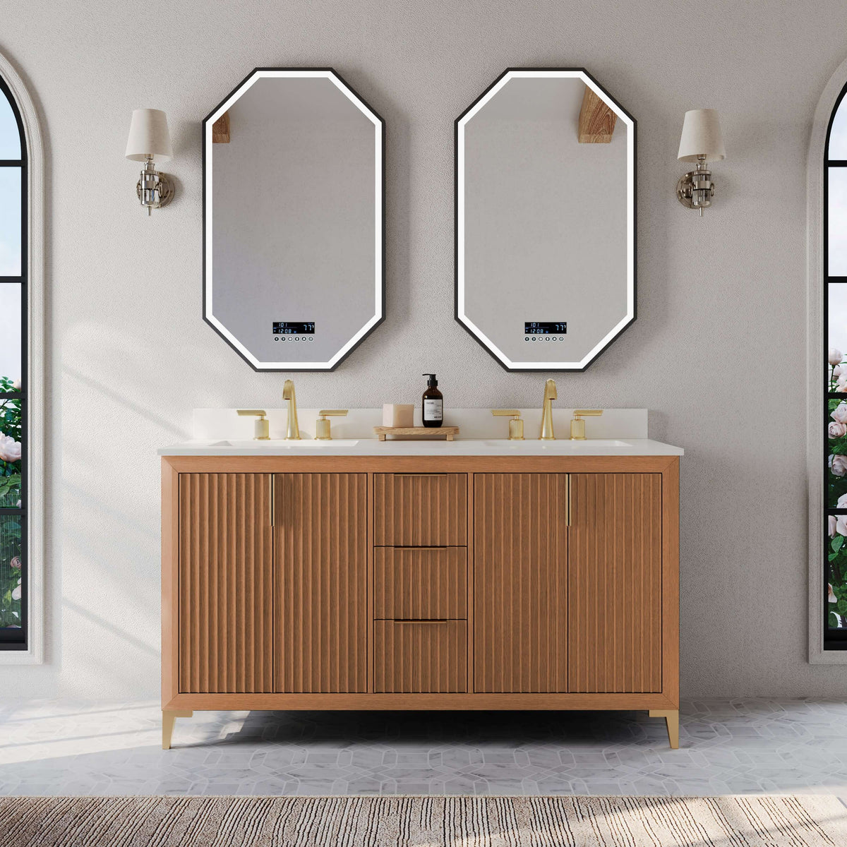 Turlington Bathroom Vanity Collection in Sienna Finish, photo 26 of 40