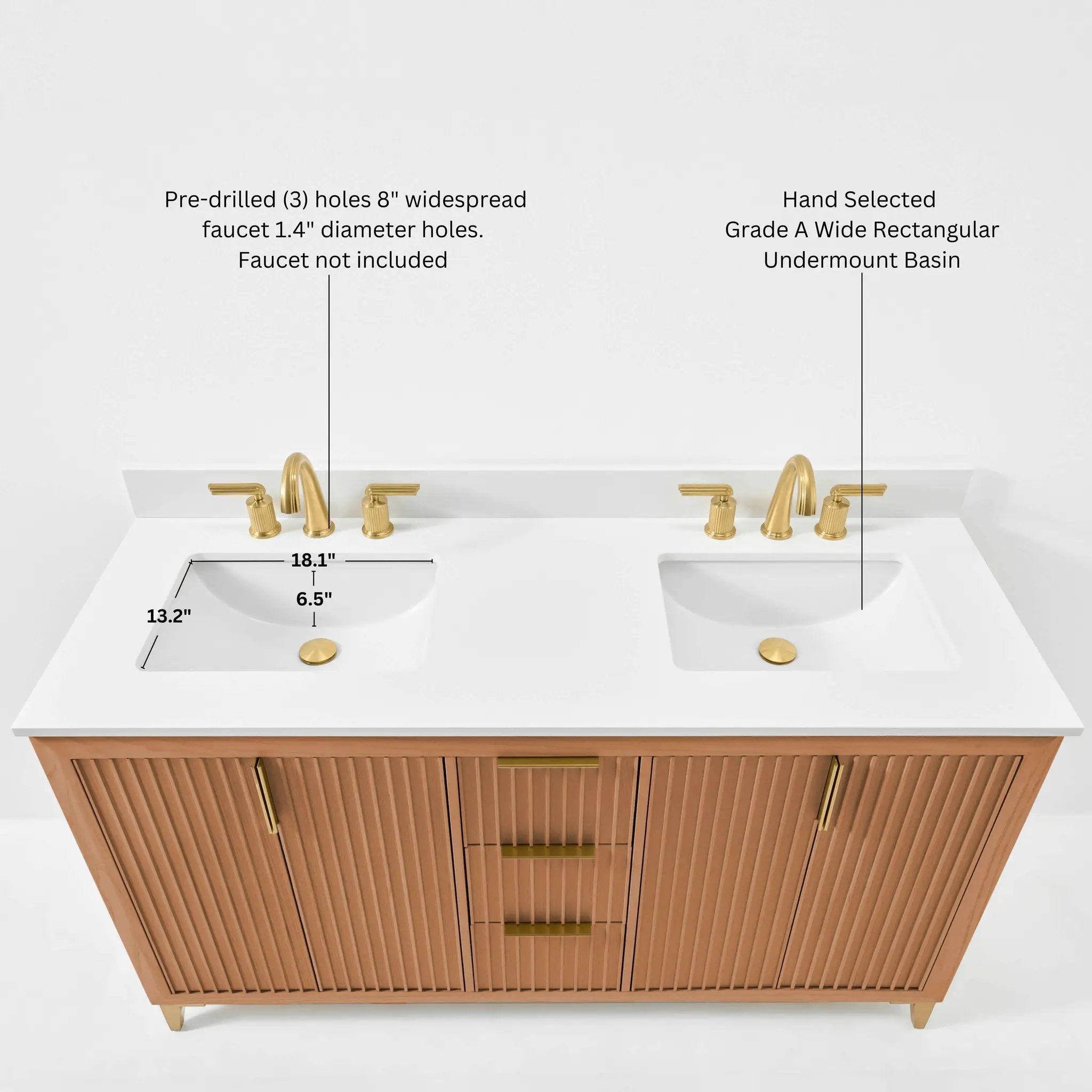 Turlington 60" Bath Vanity Set by Ancerre Designs