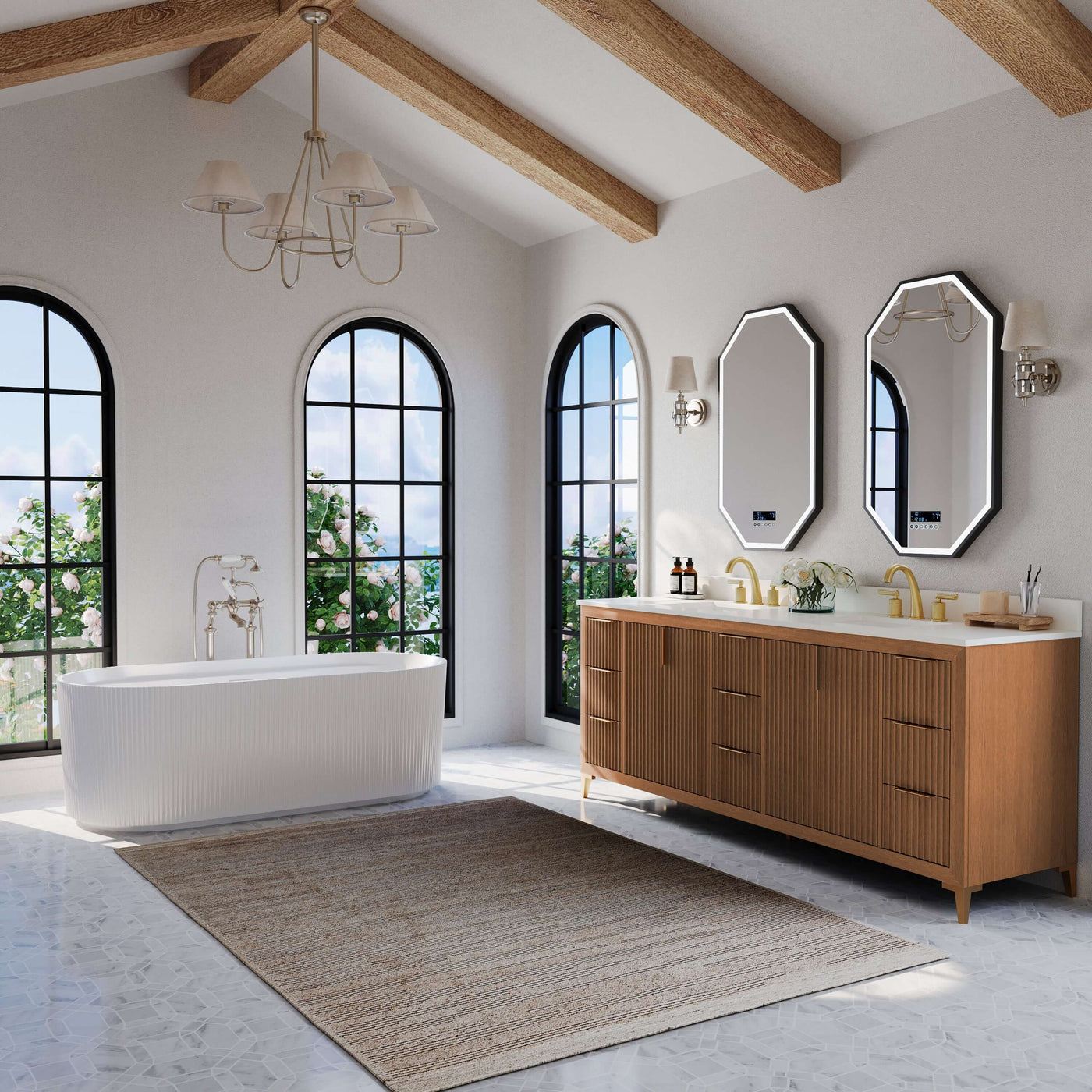 Turlington 84" Bath Vanity Set by Ancerre Designs