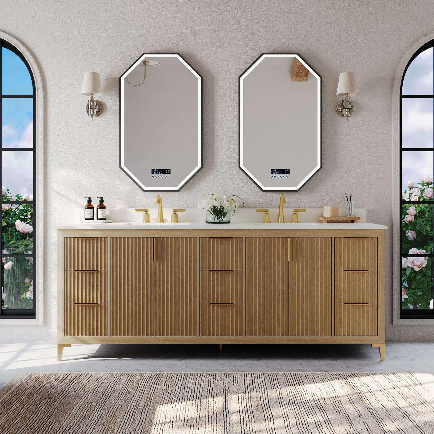 Turlington 84" Bath Vanity Set by Ancerre Designs