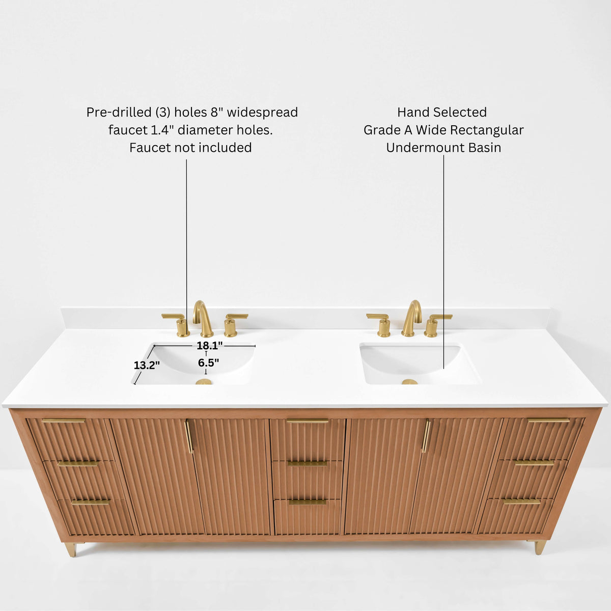 Turlington Bathroom Vanity Collection in Sienna Finish, photo 38 of 40
