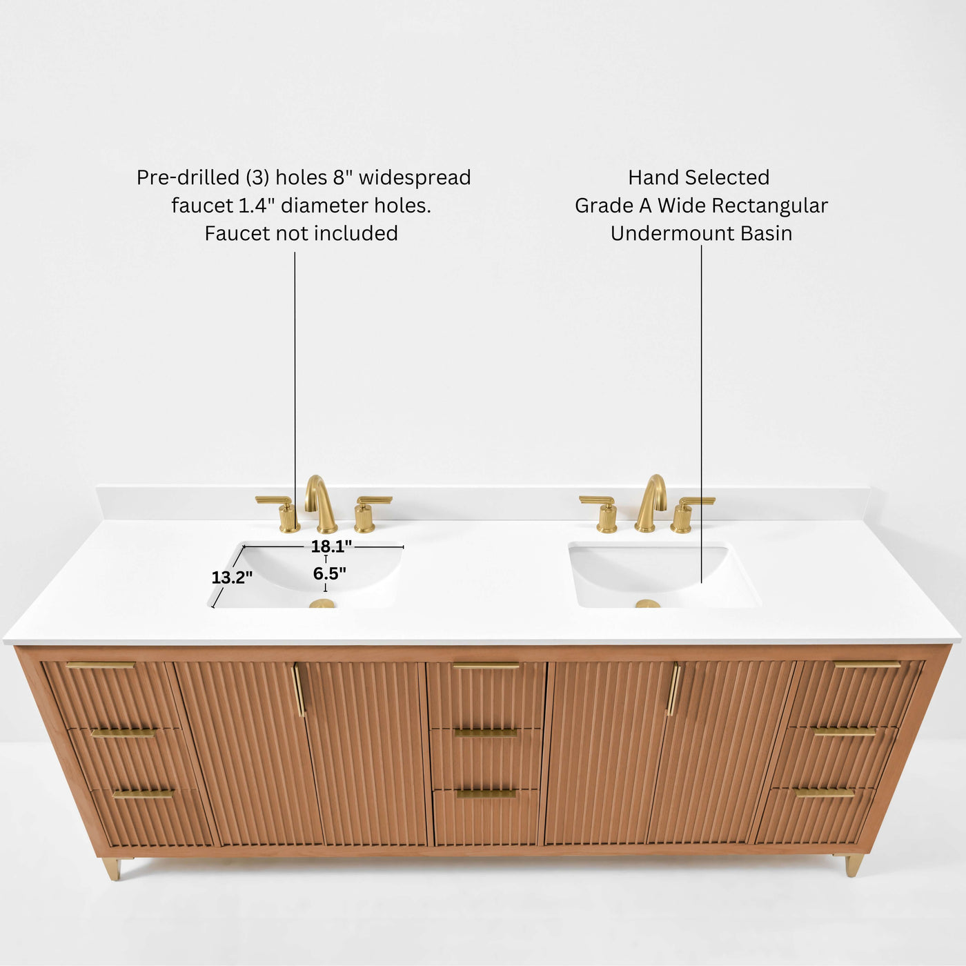 Turlington 84" Bath Vanity Set by Ancerre Designs