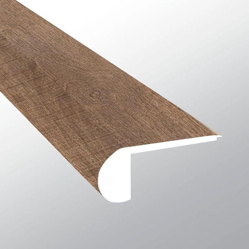 Andover Abingdale Semi Gloss Flush Stair Nose Wood Look Lvt Moldings 2.75x0.75 close up