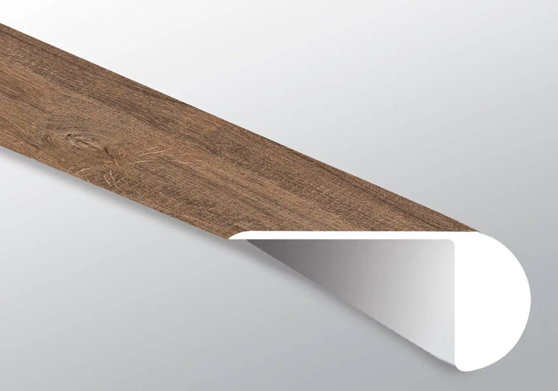 Andover Abingdale Semi Gloss Overlap Stair Nose Wood Look Lvt Moldings 2.23x1.03 close up