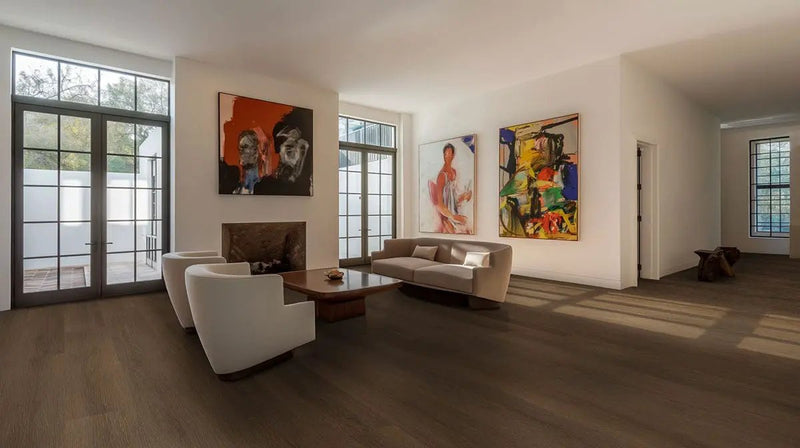 Xl Studio Adlar Semi Gloss Wood Look Lvt Moldings 2.75x0.75 in a finished room