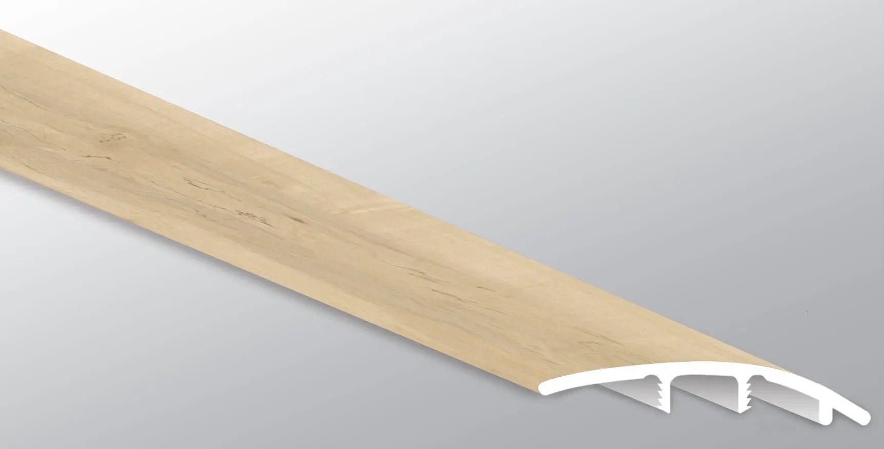 Cyrus Akadia Semi Gloss Stair Riser Wood Look Lvt Moldings 1.77x0.345 close up