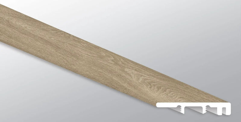 Wayne Parc Andaz Semi Gloss End Cap Wood Look Lvt Moldings 1.5x0.25 close up