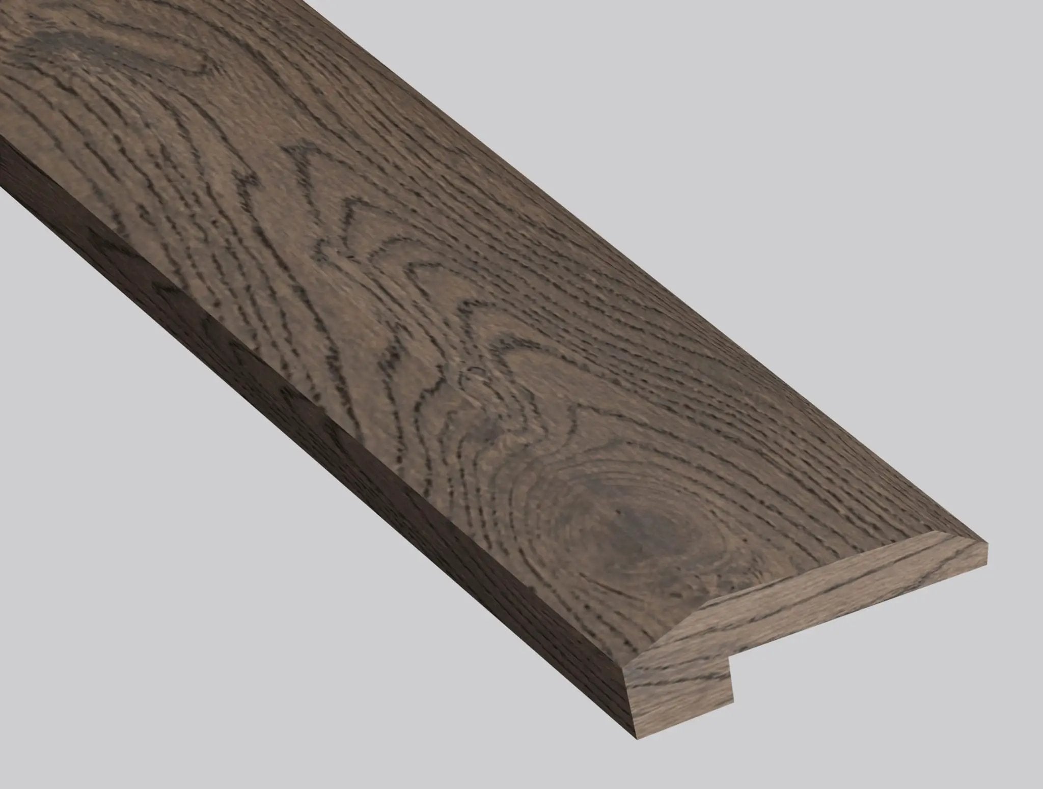 Ladson Atwood Brushed End Cap Wood Look Moldings 2x0.63 close up