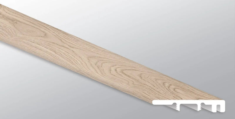 Cyrus Austell Grove Semi Gloss End Cap Wood Look Lvt Moldings 1.5x0.25 close up