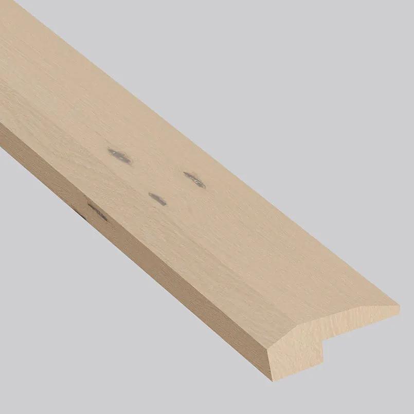Woodhills Bali Buff Oak Wood Semi Gloss End Cap Look Moldings 1.5x0.52 close up