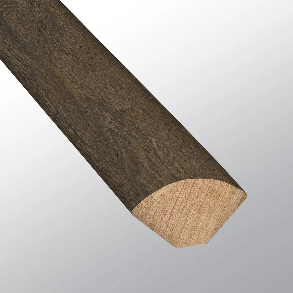 Cyrus Barrell Semi Gloss Quarter Round Wood Look Lvt Moldings 0.64x0.75 close up