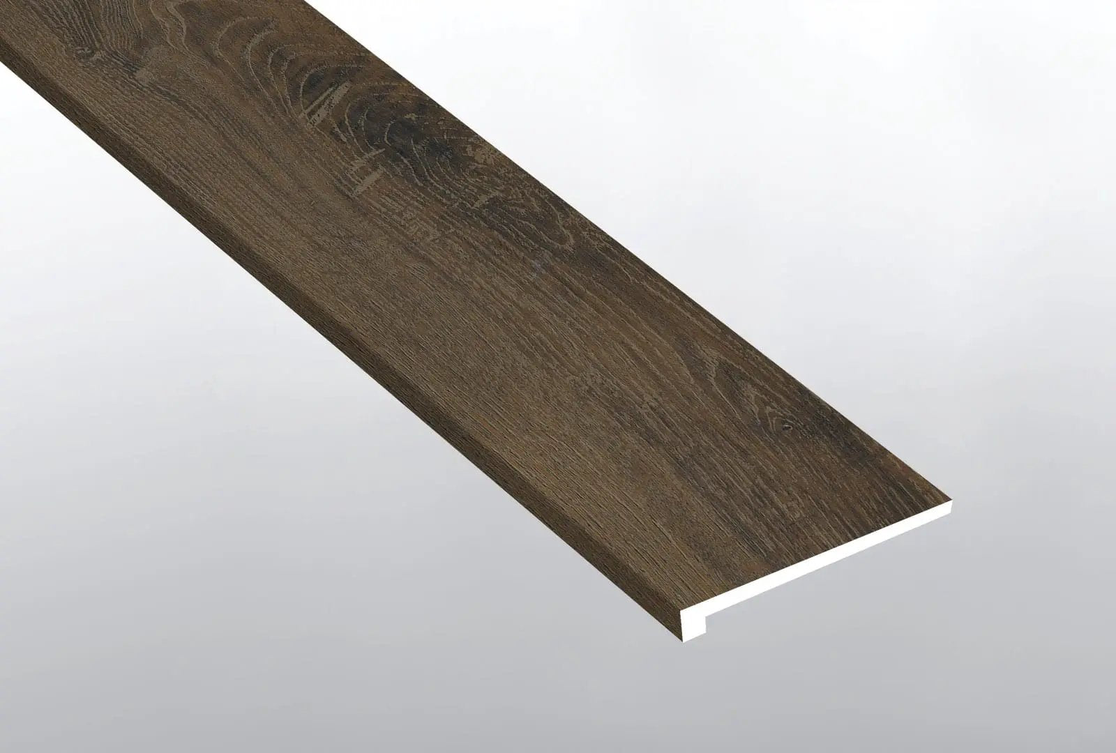 Cyrus Barrell Semi Gloss Wood Look Lvt Moldings 12x1.25 close up
