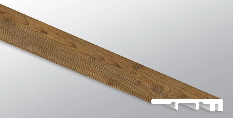 Cyrus 2.0 Barnstorm Semi Gloss End Cap Wood Look Lvt Moldings 1.5x0.25 close up