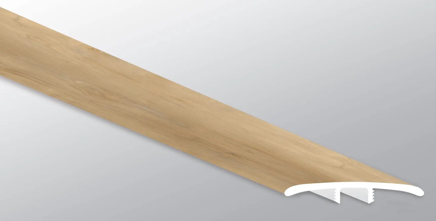 Andover Bayhill Blonde Semi Gloss T Molding Wood Look Lvt Moldings 1.77x0.28 close up