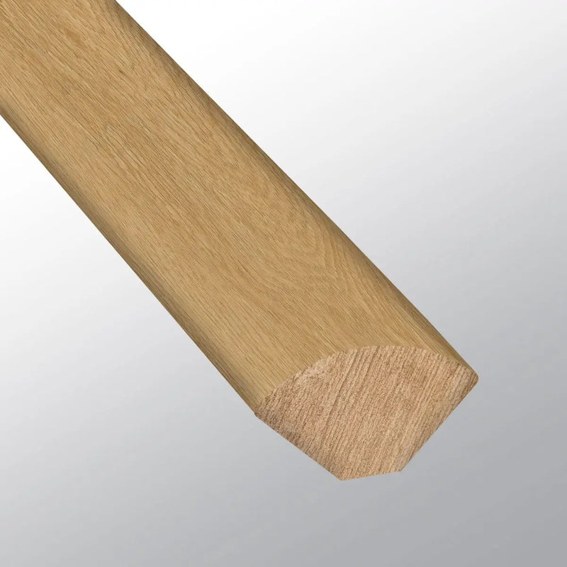 Laurel Bayside Buff Semi Gloss Quarter Round Wood Look Lvt Moldings 0.64x0.75 close up