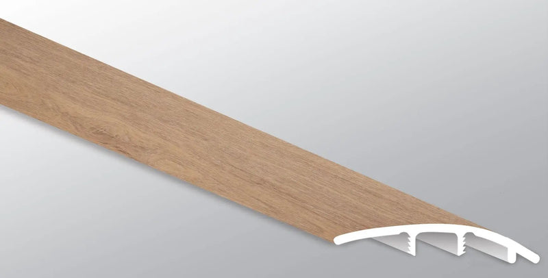 Andover Bellamy Brooks Semi Gloss Stair Riser Wood Look Lvt Moldings 1.77x0.345 close up