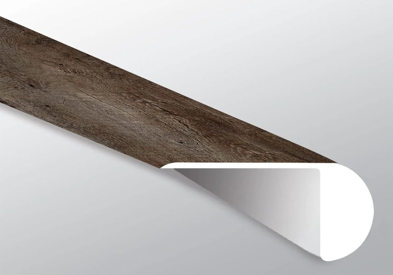 Cyrus Bembridge Semi Gloss Overlap Stair Nose Wood Look Lvt Moldings 2.23x1.03 close up