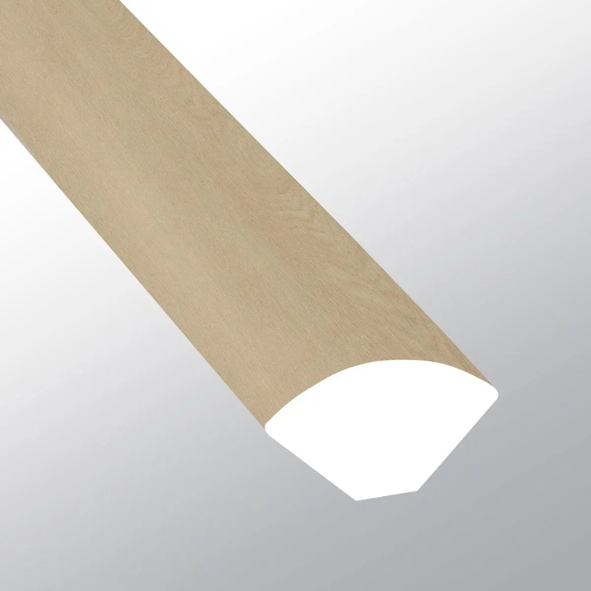 Ashton 2.0 Benton Blonde Semi Gloss Quarter Round Wood Look Lvt Moldings 0.64x0.75 close up