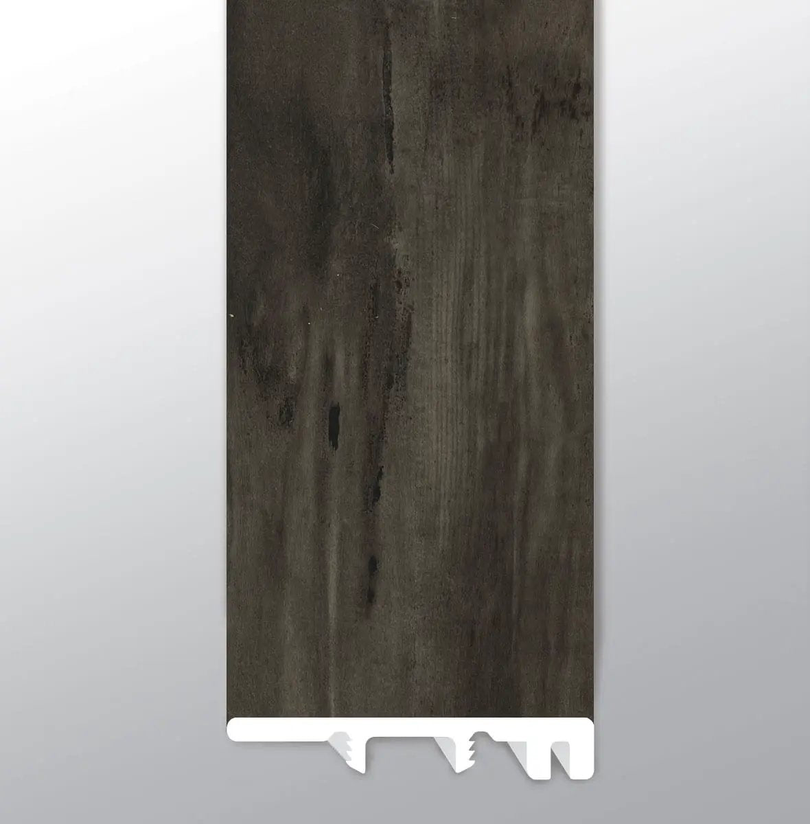 Cyrus Billingham Semi Gloss End Cap Wood Look Lvt Moldings 1.5x0.25 close up