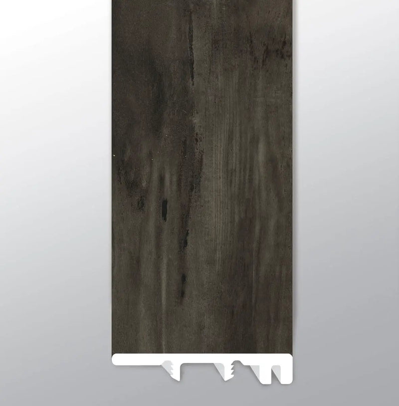 Cyrus Billingham Semi Gloss End Cap Wood Look Lvt Moldings 1.5x0.25 close up