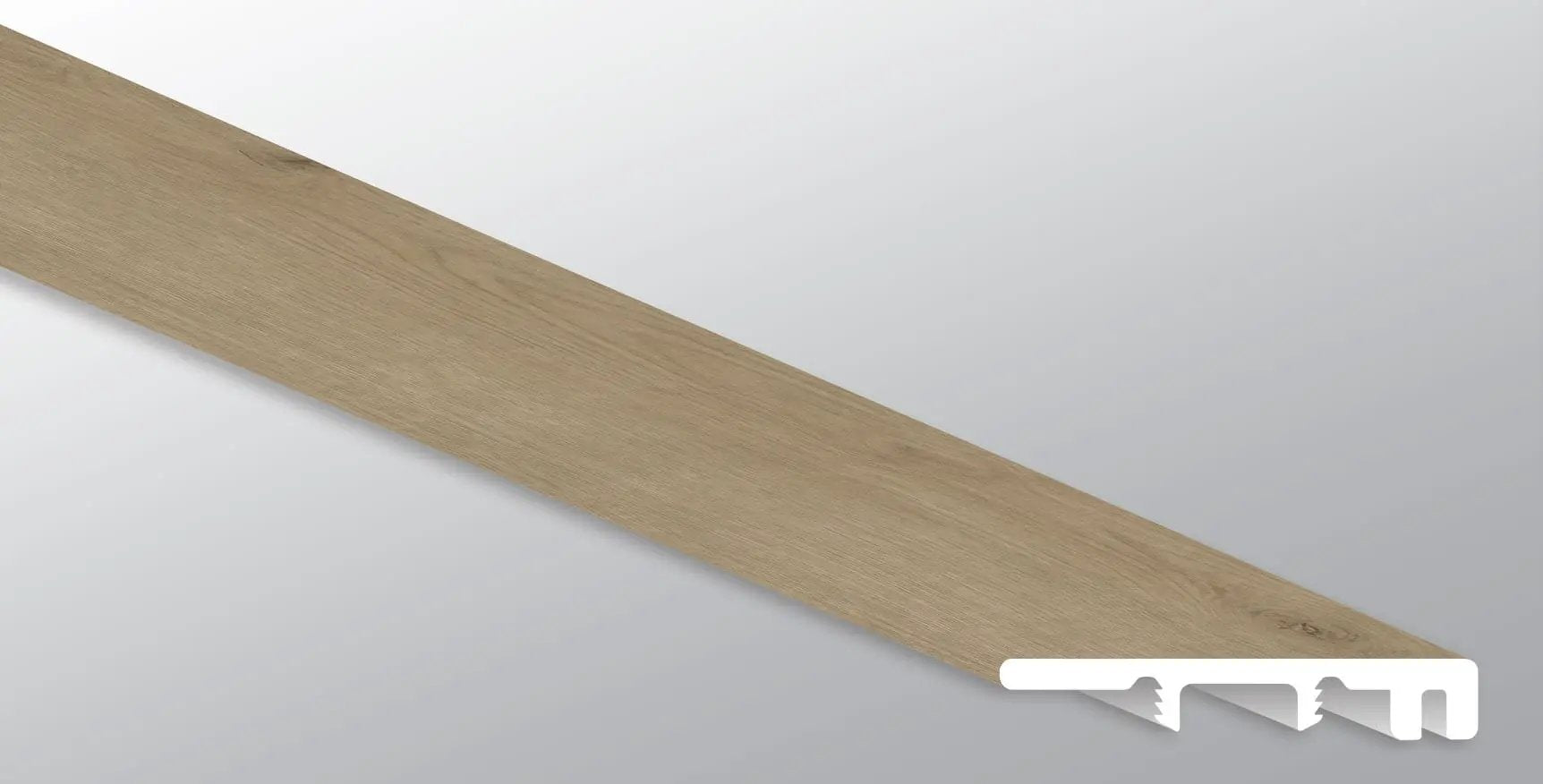 Xl Studio Bozeman Semi Gloss Wood Look Lvt Moldings 1.5x0.25 close up