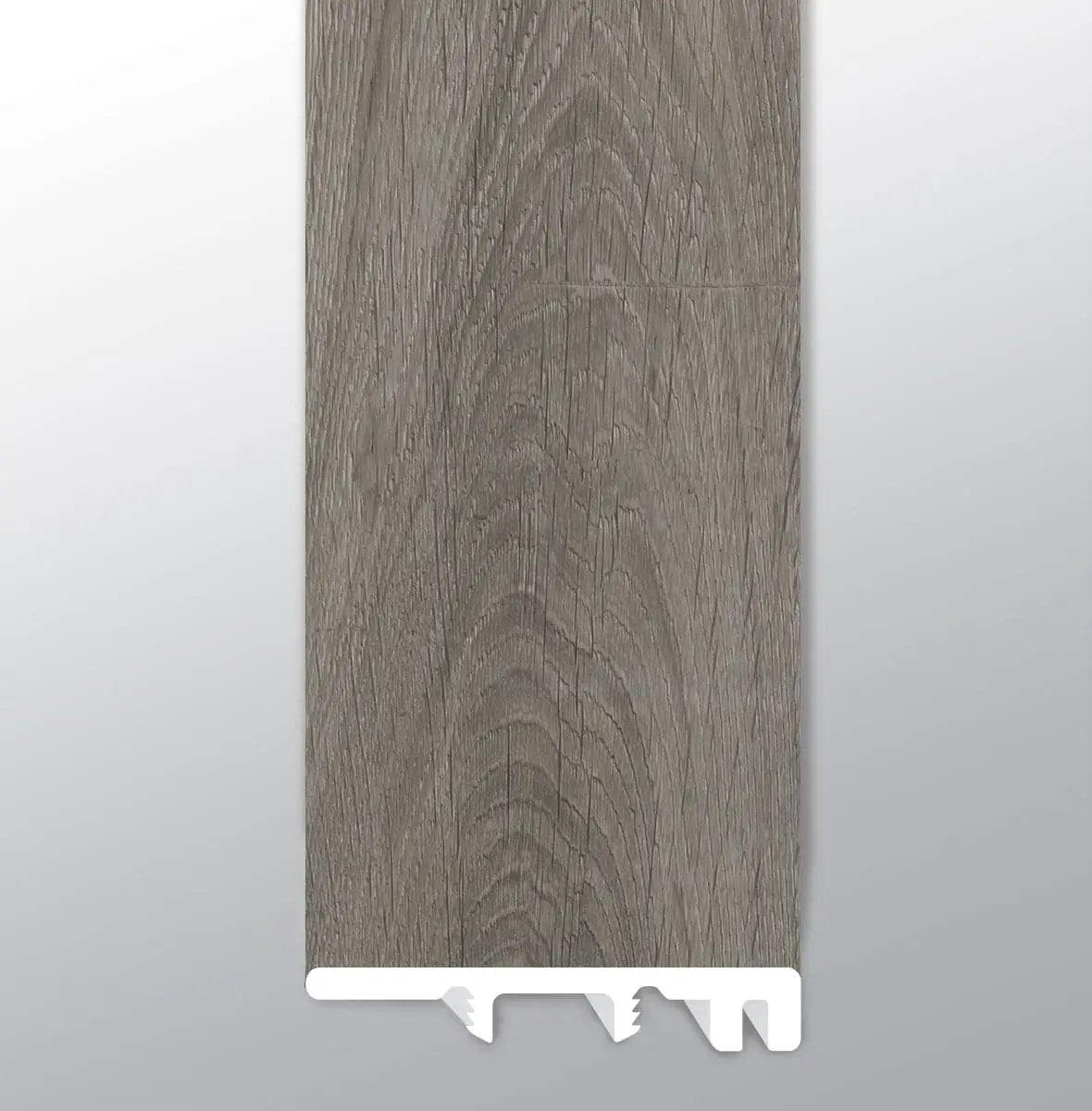 Cyrus Bracken Hill Semi Gloss End Cap Wood Look Lvt Moldings 1.5x0.25 close up