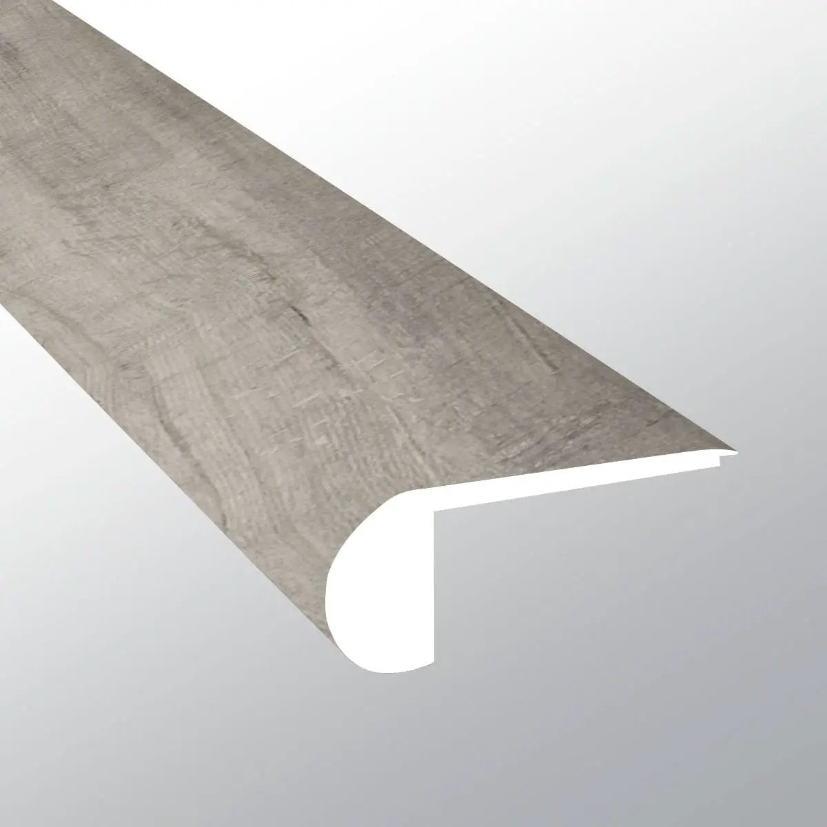 Cyrus Bracken Hill Semi Gloss Flush Stair Nose Wood Look Lvt Moldings 2.75x0.75 close up