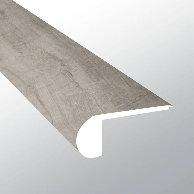 Cyrus Bracken Hill Semi Gloss Flush Stair Nose Wood Look Lvt Moldings 2.75x0.75 close up